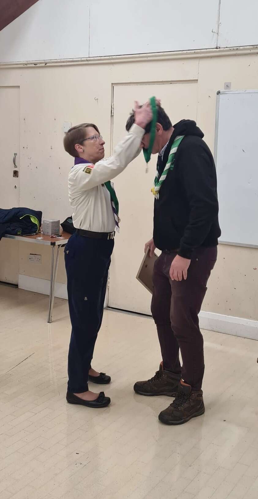 Mike is awarded for Merit